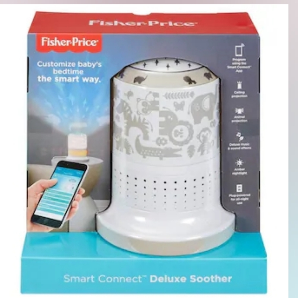 Fisher Price Deluxe Soother Baby Sound Machine with Music & Light Projection - Picture 15 of 15